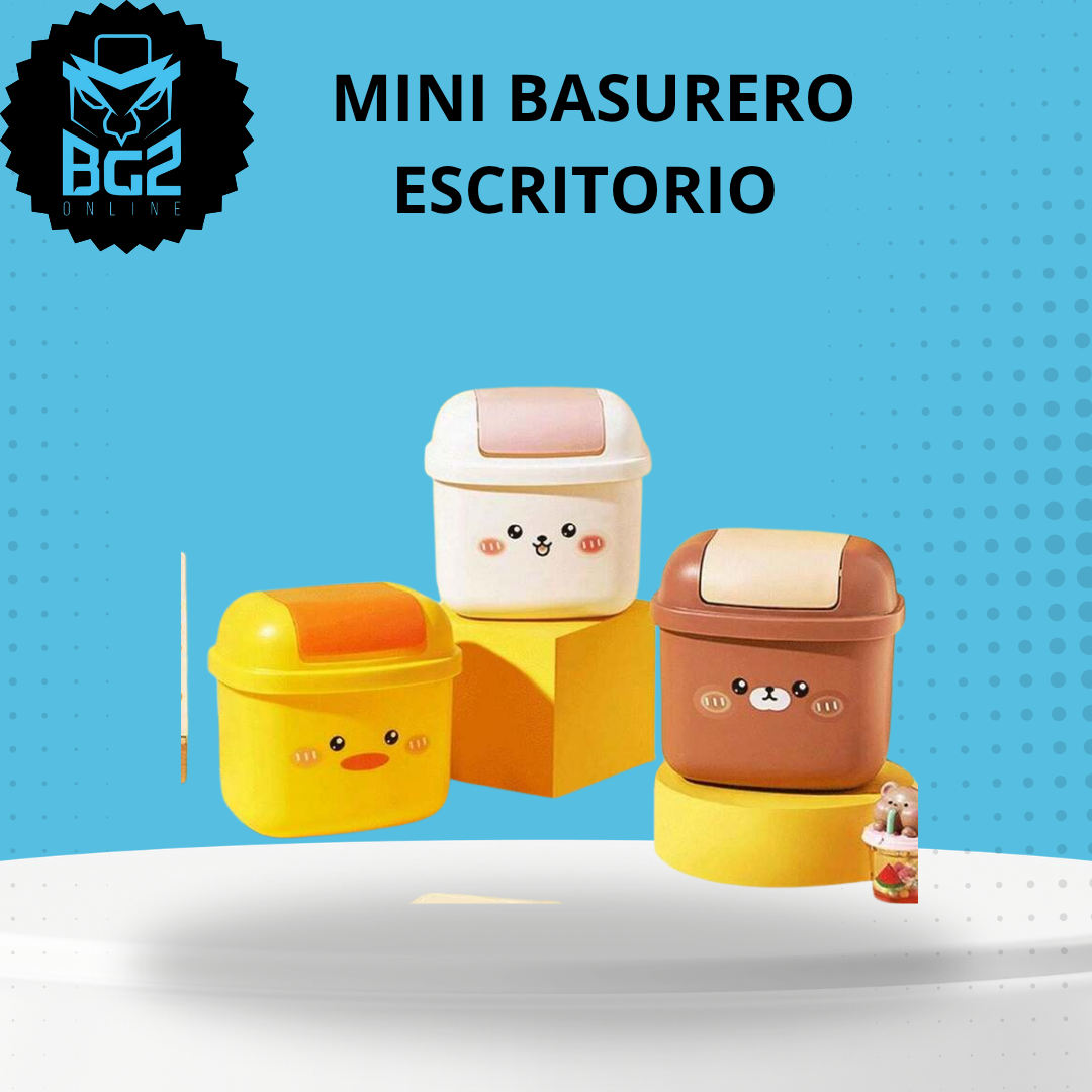 MINI BASURERO ESCRITORIO